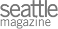 This image contains the logo text "Seattle magazine" in a stylized font.